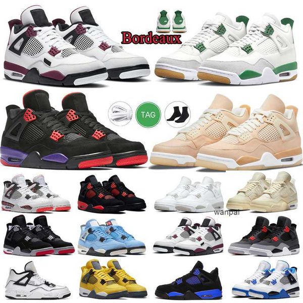 

designer basketball shoes 4 4s men women pine green military messy room pn dust seafoam midnight navy thunder lightning sports fashion style