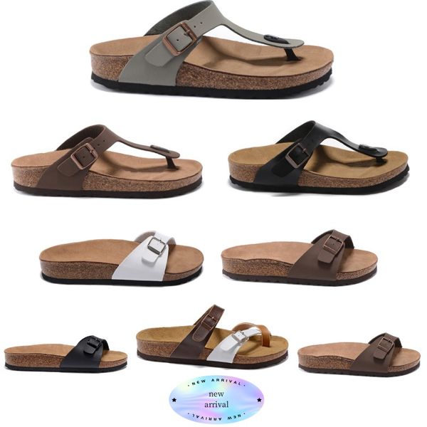 

birkens fashion luxury sandals slippers mens and womens slippers leather suede geta mocha muller black and white casual home beach shoes sli