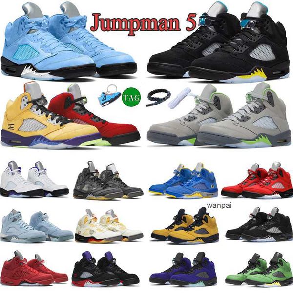 

2023 jumpman 5s mens basketball shoes 5 sneakers white stealth unc university blue pinksicle red suede designer man shoe outdoor sports trai