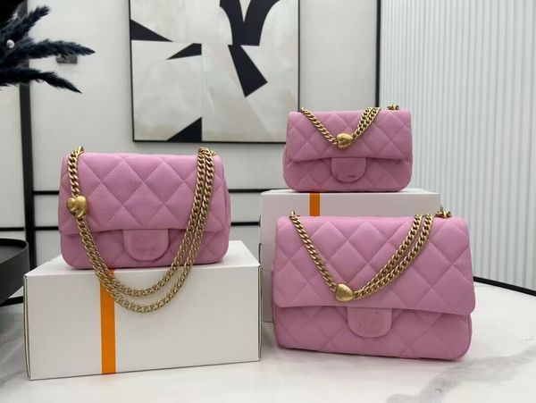 

lambskin ball designer shoulder bags fashion handbags leather bag luxurious original wholesale new style for woman cf diamond lattice crossb