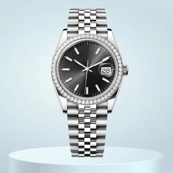 

mens watch luxury womens moissanite watch designer watches high quality montre 8215 automatic movement relojes date sapphire 36mm 41mm luminous waterproof watch, Sz20