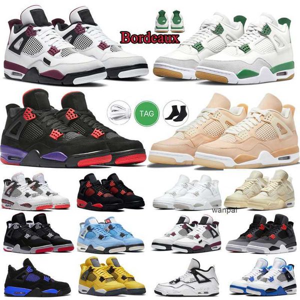 

designer basketball shoes 4 4s men women pine green military messy room pn dust seafoam midnight navy thunder lightning sports fashion style