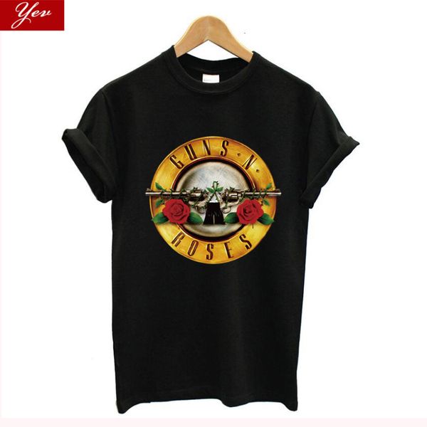 

women s t shirt rock wear guns and roses t shirt summer 100 cotton tee oversized streetwear harajuku t shirt clothes 230403, White