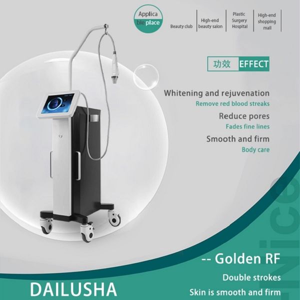 

rf microneedle face lifting stretch mark machine microneedling freckles scars acne removal gold rf skin care beauty machine