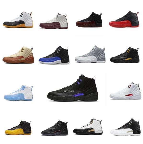 

2023 max jumpman 12 12s casual shoes mens airs react triple black white royal chaussure bred be true metallic gold barely rose olive cactus