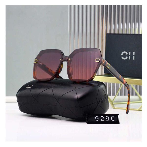 

brand luxury designer channel sunglasses trendy women's sunglass sunscreen temperament polarized uv proof strong light new sun glasses, White;black