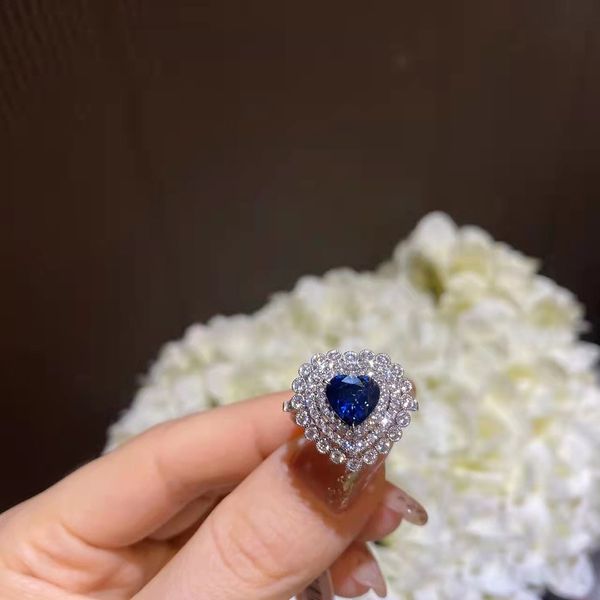 

lovers heart aaaaa zircon finger ring 925 sterling silver engagement wedding band rings for women birthday party jewelry gift, Slivery;golden