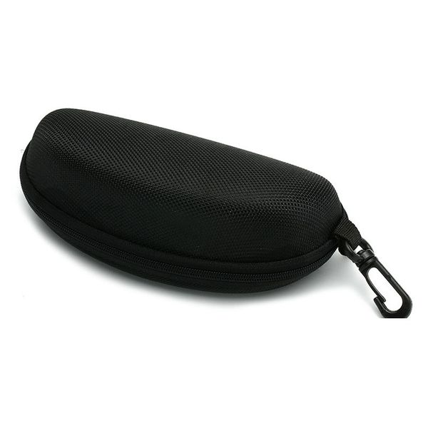 

zipper glasses case plain sunglasses box sun glasses cloth bag with zipper eyeglass cases for men 10pcs all black color