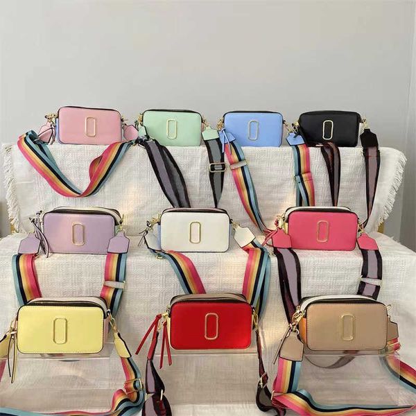 

marc handbag shoulder bags 2023 m fashion j designer small square bags for fashion new wide strapwomen camera crossbody bags pu luxury shoul