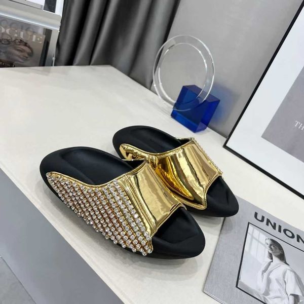 

b-it mules sandals slippers leather designer bit slides men women space slippers beach sandals pearl fashion loafers soft dough gold mule, Black