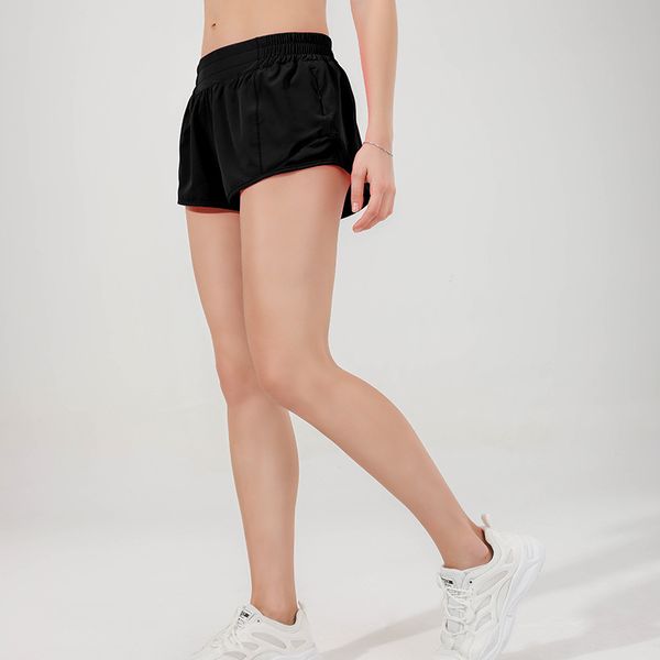 

ll womens yoga shorts outfits with exercise fitness wear lu short pants girls running elastic pants sportswear pockets lu88248ndn8, Gray