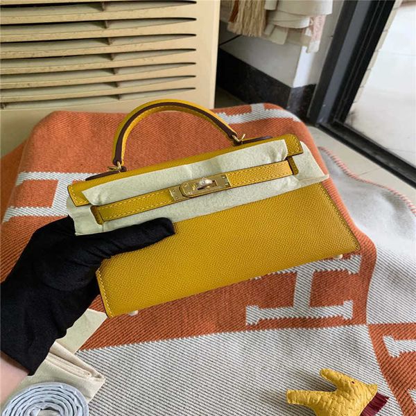

kellies quality h wax bags 2023 second-generation designer real line leather women's bag mini 7a lock epsom palm print hzcm