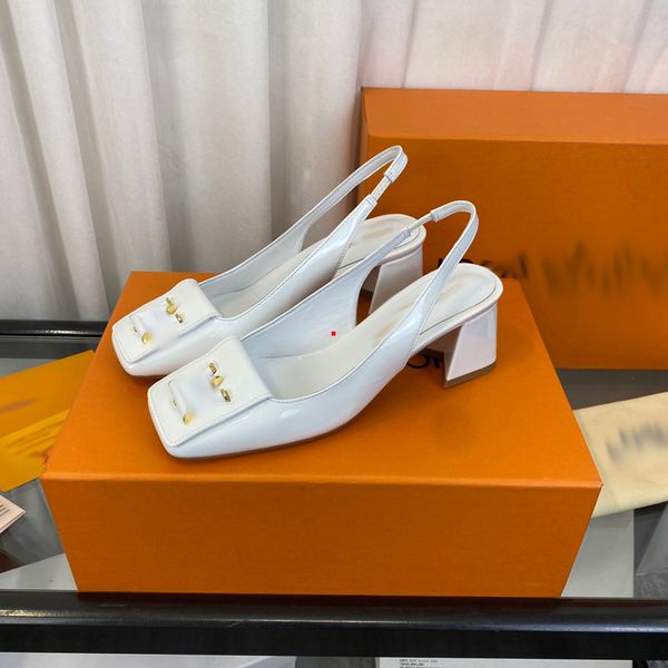 

2023 fashion buckle shoes woman high heels pumps ladies wedding shoes heels shoe metal v tacones pointed toe stilettos black -079