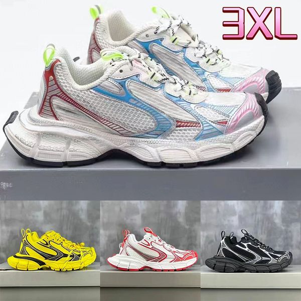 

designer 3xl shoes men women casual sneakers pairs luxury platform daddy shoes white multicolor yellow black fashion mens sports trainers