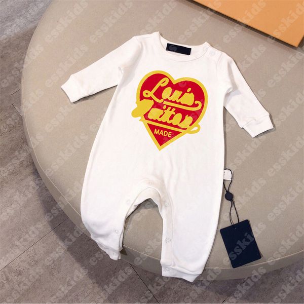 

Cotton Baby Onesies: Comfy Spring Autumn Long-Sleeved Jumpsuit for Newborns & Infants (0, Red