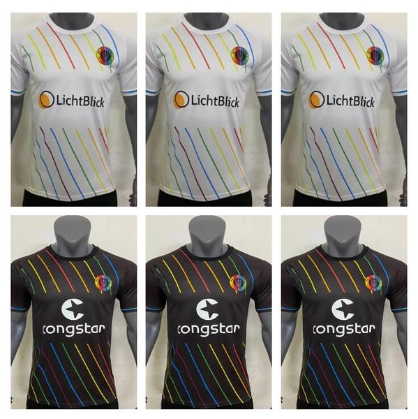 

23 24 st pauli soccer jerseys becker 20 irvine 7 kyereh 17 hartel 30 smith 8 paqarada 23 medic 18 2023 2024 home away jersey football shirt, Black;yellow