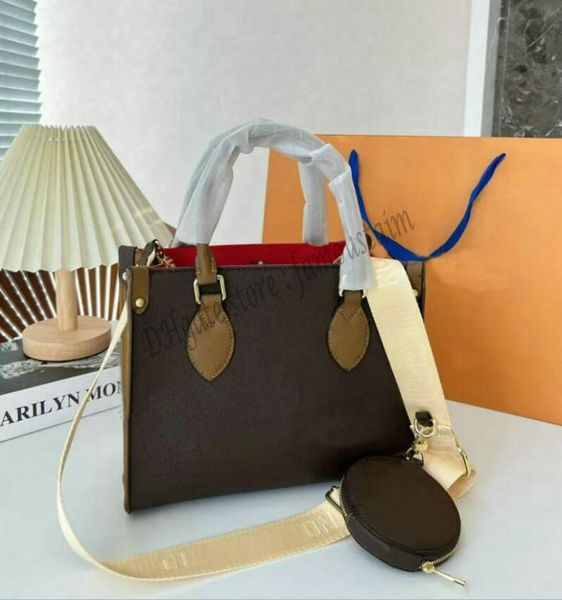 

7a luxury designer 2pcs bags the tote bag shoulder clutch bags on the go crossbody shopping louse viutn handbags purses flowers floral one h