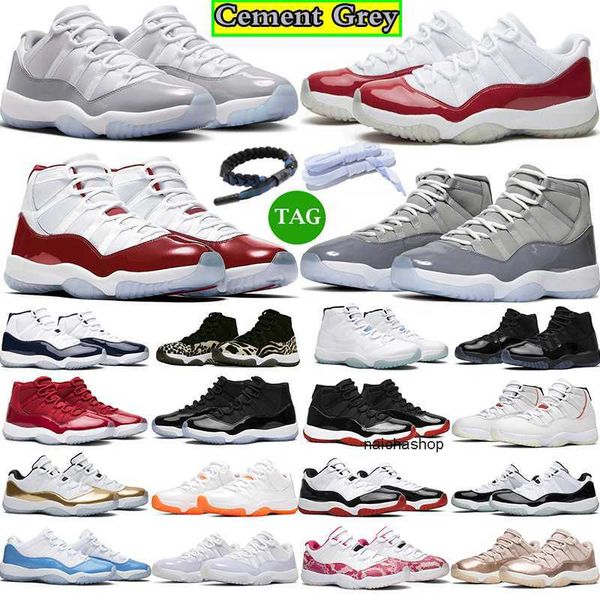 

cement grey cherry 11 11s basketball shoes jumpman men black sports bright citrus high cool grey gamma blue concord win like sport midnight