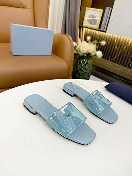 

stiletto sandals mules decoration buckle metallic heel slippers summer heels slip-on open toe fashion women's luxury designers shoes ev, Black