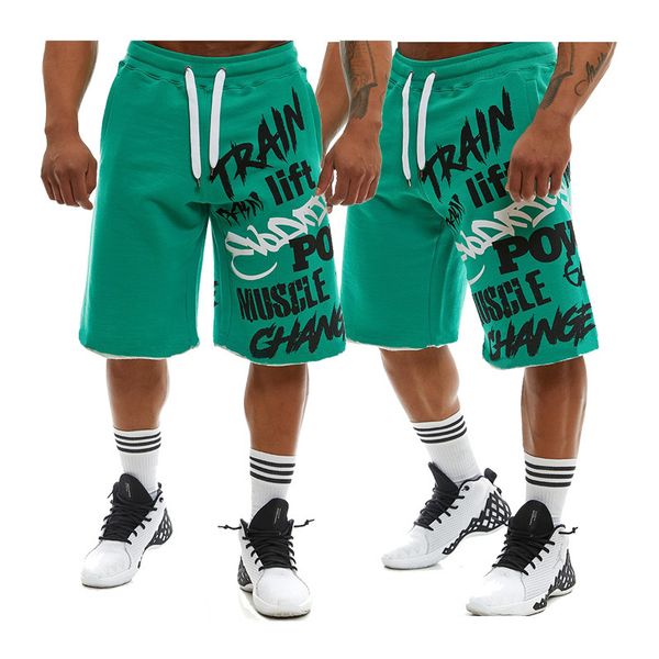 

men's shorts verano hombre summer sweat shorts men casual workout tactical pants short sport homme brand bermudas men's loose shor, White;black
