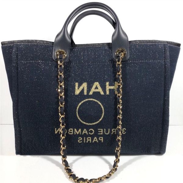 

shoulder bag fashion channel 2023 new shopping bag purses deauville cc handle nylon crossbody clutch travel shoulder chain handbag qiej