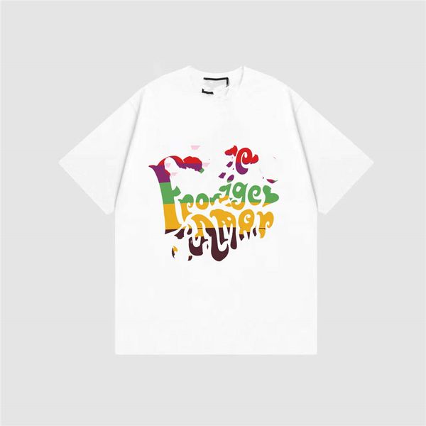 

men's t-shirt fashion men's t-shirts 2023 ggity new cotton soft anti-wrinkle retro decorative printing letters casual student love, White;black