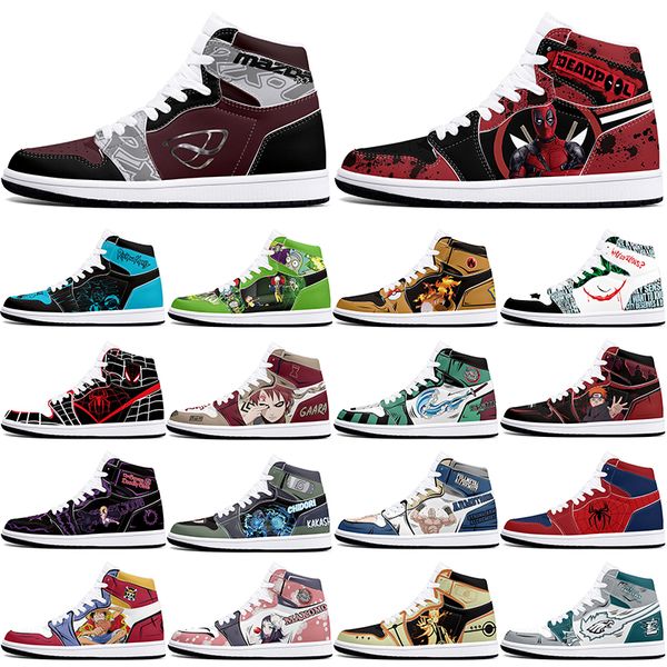 

New diy classics customized shoes sports basketball shoes 1s men women antiskid anime simple customized figure sneakers 36-48 320757