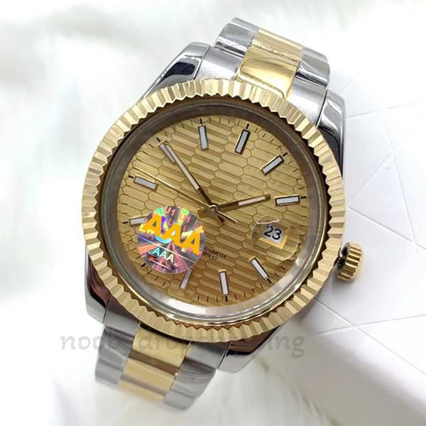 

couple watch 41mm automatic mechanica watches with box sapphire waterproof wristwatches mens luxury watch dress round stainless steel watche, Slivery;brown