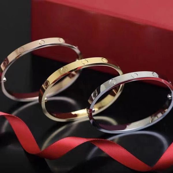 

luxury bangles designer bracelet jewelry fashion titanium steel women's bracelet designer send gift, Black