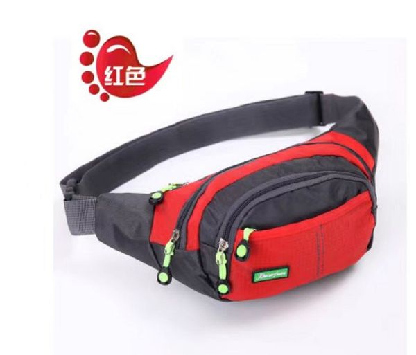 

pu men women waist bags leather sport runner fanny pack belly waist bum bag fitness running belt jogging pouch back grid bags #1881