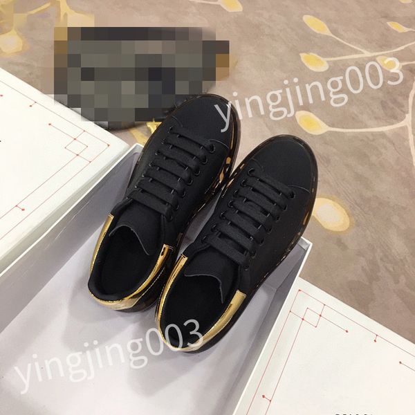 

designer men womens sneaker casual shoes leather sneakers stripes white shoe flat platform walking sports trainers hl210207, Black
