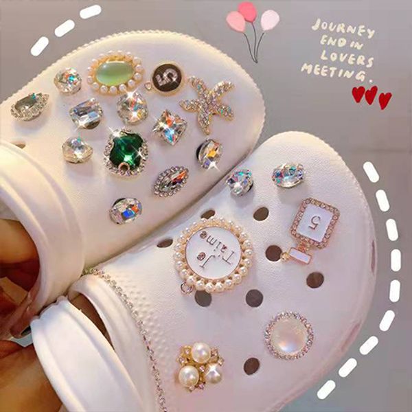 

shoe parts accessories 1 set diy shoes charms for croc cute bear jibz handmade croc charms designer quality garden shoe decoration girl gift, White;pink
