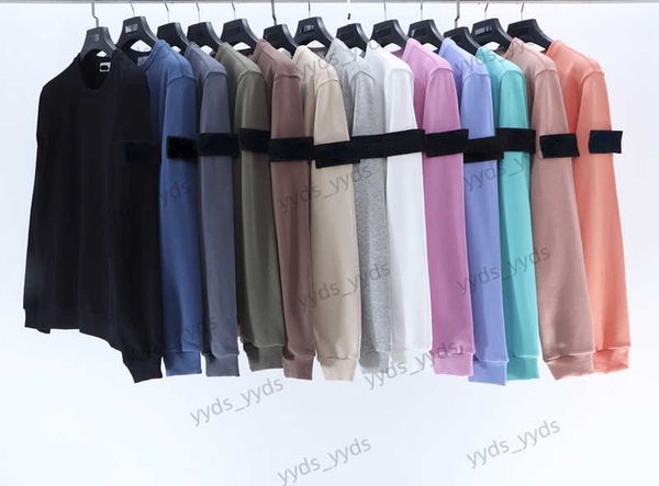 

designer men's hoodies sweatshirts autumn winter new correct version compass label fashion pullover round neck sweater t230403, Black