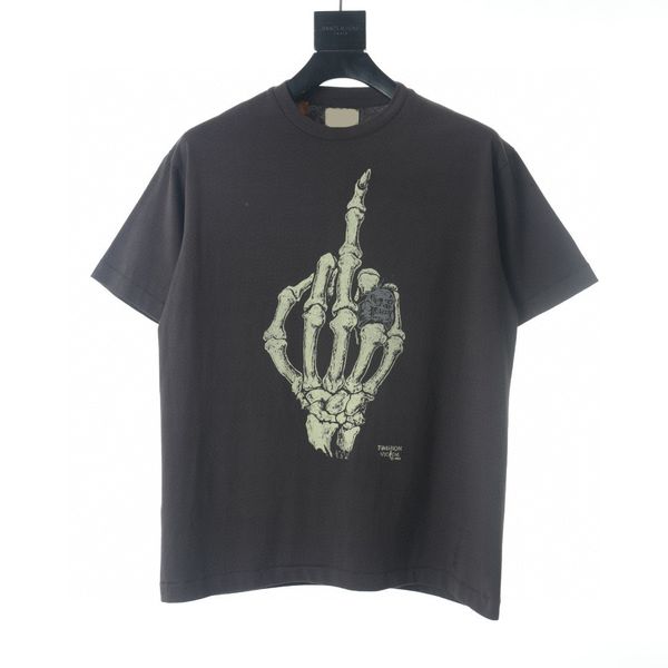 

men's plus tees & polos round neck embroidered and printed polar style summer wear with street pure cotton 521ds, Black;brown