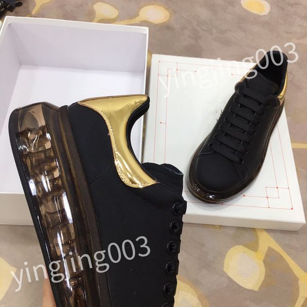 

2023 new designer men womens sneaker casual shoes leather sneakers stripes white shoe flat platform walking sports trainers hl210207, Black