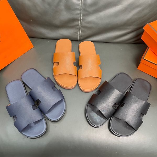 

embroidered dazzle designer slippers mens sandals summer beach stripes casual flat slippers sliders flip flops embroidery h size 39-45, Black