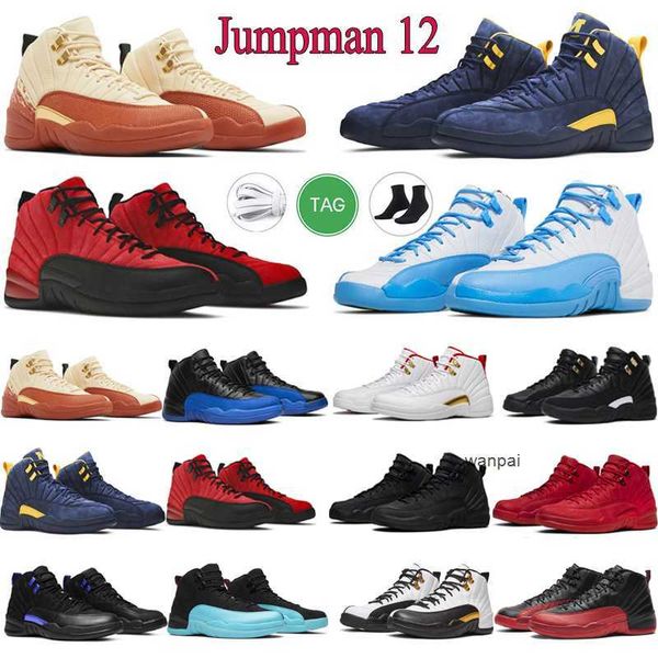 

designer mens basketball shoes og 12s jumpman shoe stealth muslin hyper royal utility playoffs floral amazing outdoor sports trainers sneake
