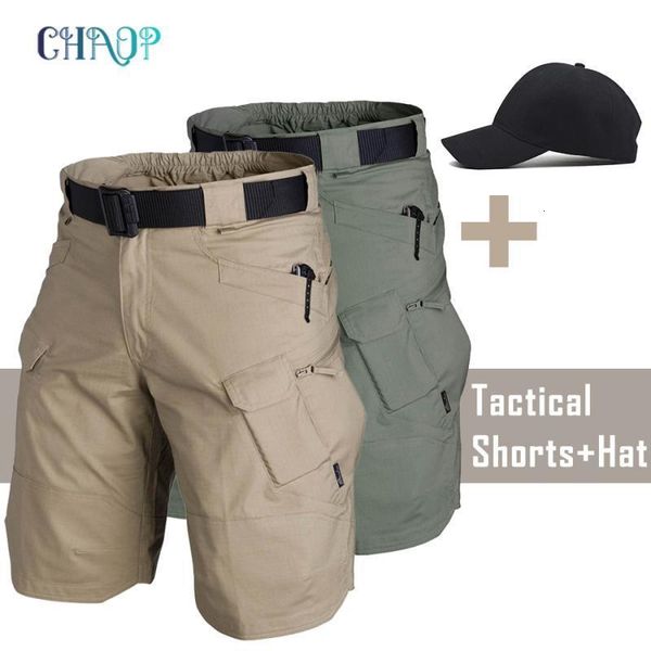 

men's shorts men cargo shorts tactical cargo shortpants male men's 5xl brand shorts multi-pocket short pants outdoor hunting fishi, White;black