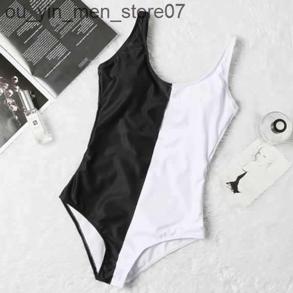 

designer swim suits summer beach swimsuit women swimwear one piece high cut multi styles lady classical bathing suit maillot de bain femme 1, White;black