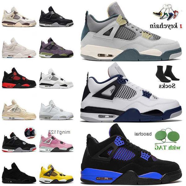 

2023 jumppman 4 craft 4s basketball shoes retro j4 fashion designer sneakers midnight navy black canvas canyon purple red 8lo2