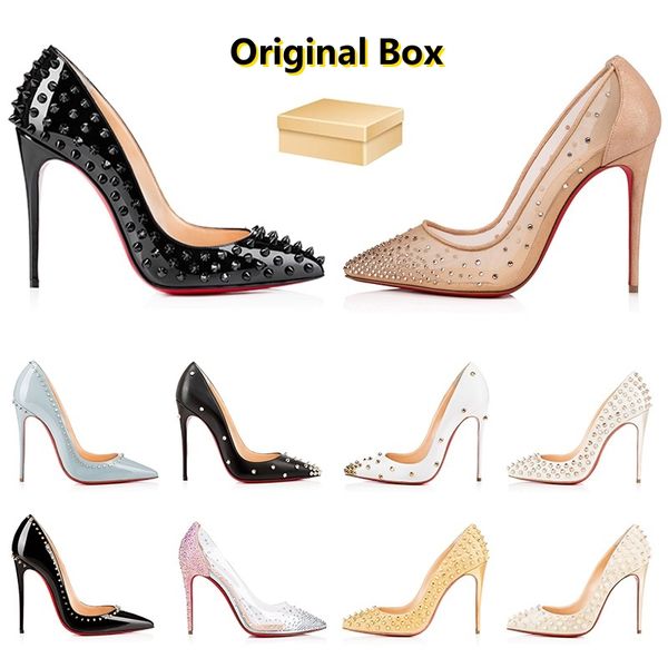 

high heels dress designer shoes sneakers women luxury glitter rivets triple black nude pink white rhinestone leather suede office career par