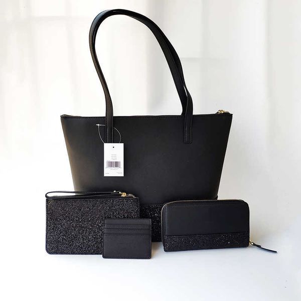 

brand designer glitter small crossbody wallets card holder 3pcs sets 3 in one large small mini crossbodys purses shopping bags totes purses