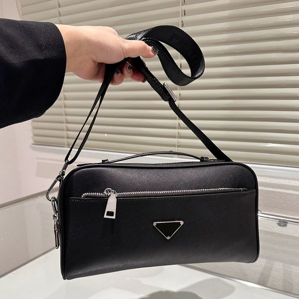

men crossbody bag designer bag luxurys handbags classic black camera bags fashion women wallet brand shoulder purse man tote bag 25cm zipper