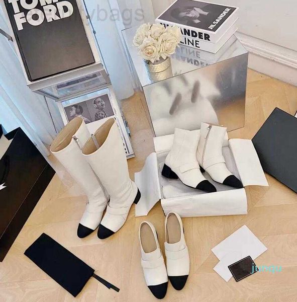 

ankle snow boots boots martin shoes thick-soled leather 9991 women 's high-heeled leather thick-heeled leather desert lace box 100% cci, Black