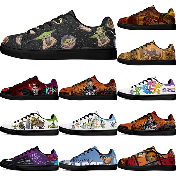 

Custom shoe Diy Shoes men women Leisure sneaker winter autumn shoes green black boy girl young sports outdoor trainers sneakers big size 36-48