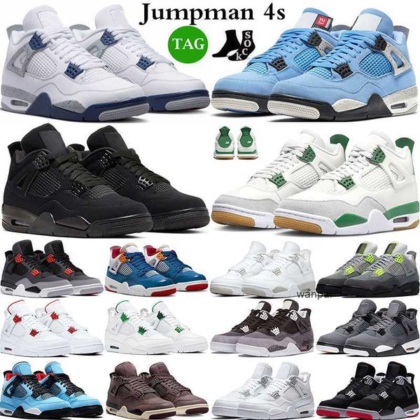 

jumpman basketball shoes 4 4s men women pine green military black cat pn dust seafoam midnight navy red thunder lightning sports sneakers in