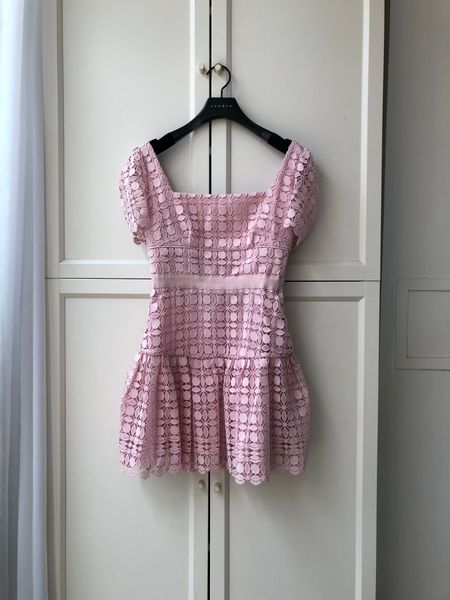 

fanncy dress pink lace hollow out mini dress, Black;gray