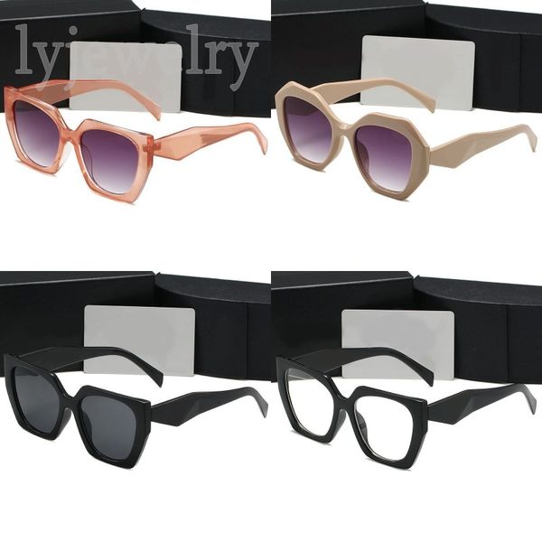 

designer sunglasses women mens sunglasses beach light weight portable occhiali da sole metal letter classic oversized glasses ladies designe, White;black