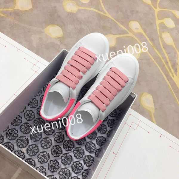 

2023new womens designer casual shoes platform mens trainers for men women black white pistachio frost big size sports, Red;white