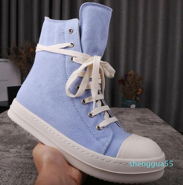 

shoes men's rick casual ro owens high blue women's canvas sneakers 489165
